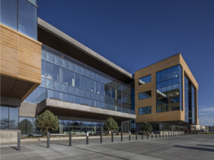 Exterior view of BioFire office building in Lehi, Utah