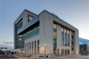 Exterior of provo courthouse building